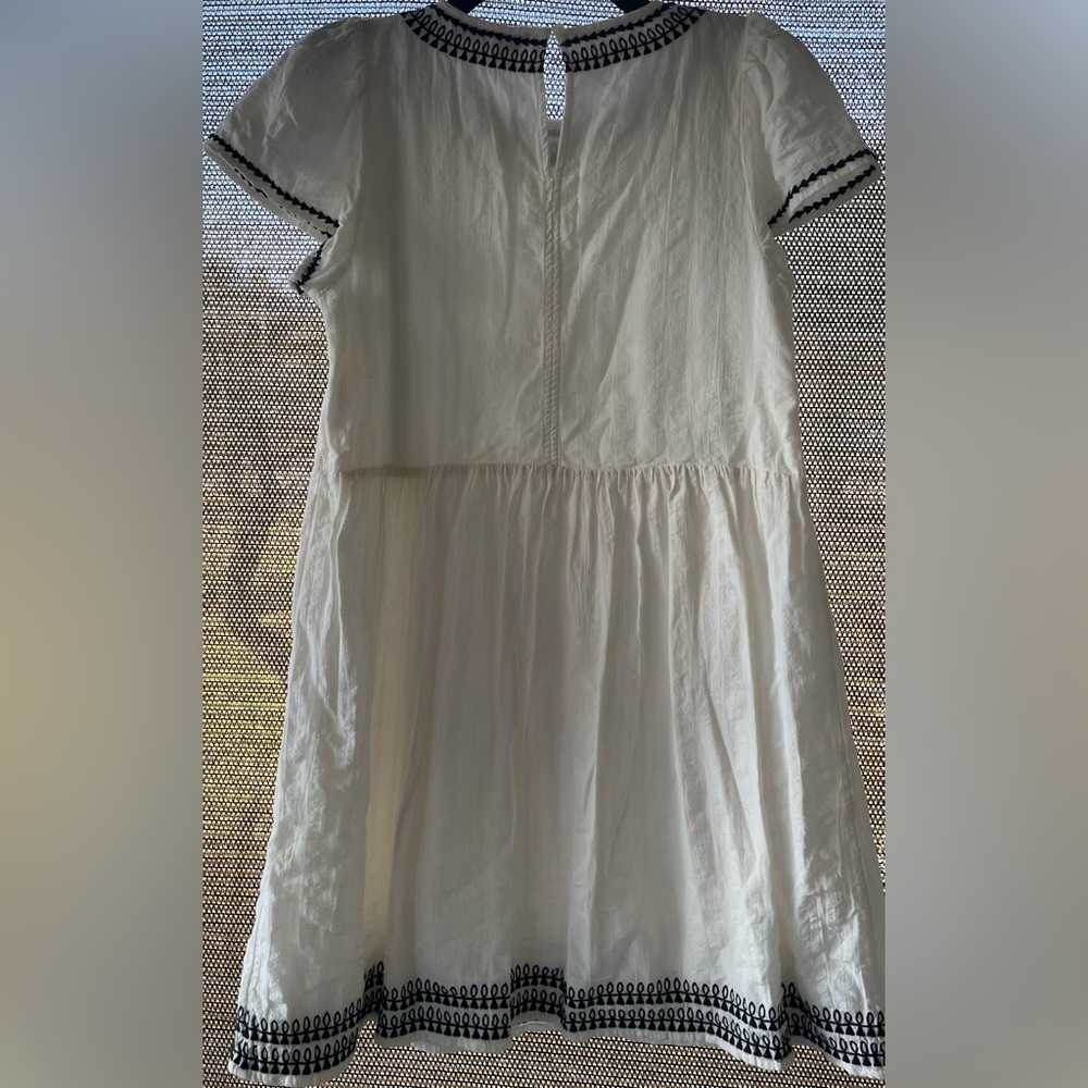 LOFT White and Black  Casual Dress